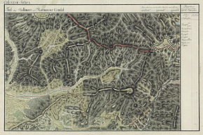 Baia Sprie în Harta Iosefină a Comitatului Sătmar, 1782-85