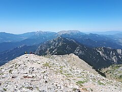 Penyes Altes de Moixeró des de la Tosa d'Alp.