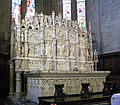 Der Marmorsarkophag des hl. Donatus in Dom von Arezzo (15.°Jh.)