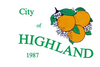 Flag of Highland, California