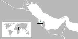 Localização do Barém