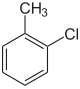 Struktur von o-Chlortoluol