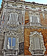 Rococo windows and facade