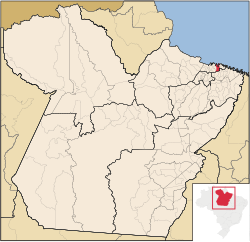 Localização de Maracanã no Pará