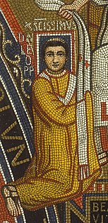 Papst Leo III., Mosaik aus dem Jahr 798/799