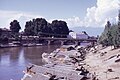 Srinagar (Cachemire), 1969, pont sur la rivière Jhelum.