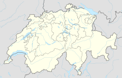 Fribourg na zemljovidu Švicarske