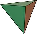 正四面体 {3, 3} （ベースの形／頂点を一つ飛ばしに結ぶ）