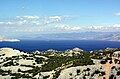 Image 7Bora is a dry, cold wind which blows from the mainland out to sea, whose gusts can reach hurricane strength, particularly in the channel below Velebit, largest mountain range in Croatia. On the picture: the northern part of the Velebit channel. (from Croatia)