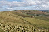 View towards Milk Hill (from All Cannings)