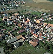 Usa ka Aerial View sa Wickerschwihr