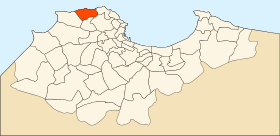 Localisation de Hammamet