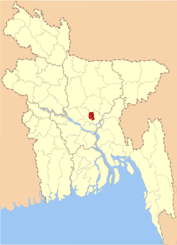 Mapo di Dhaka