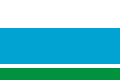 Vlajka Sverdlovské oblasti (1997–2005), varianta bez znaku Poměr stran: 2:3