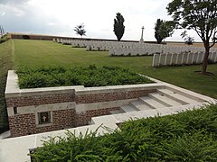 L'extension du cimetière de la CWGC.