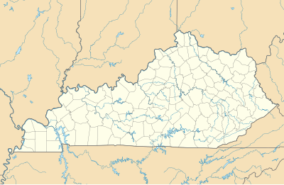 Lokacijska karta Kentuckyja