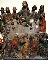 Last Supper, sculpture, c. 1500