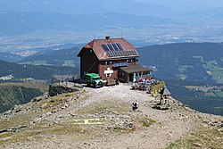 Das Zirbitzkogel-Schutzhaus