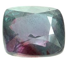 Partially faceted alexandrite