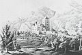 Baldenstein 1816 mit dem ersten Zeltdach