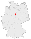 Брауншвейг на мапі Німеччини