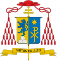 Insigne Cardinalis Episcopi Titularis Ioannis Baptistae.