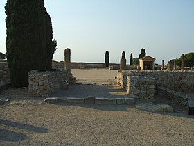 Le forum : vue vers le nord depuis le Cardo Maximus
