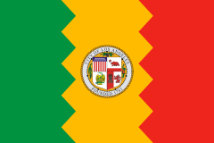 Flaga Los Angeles