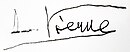 Signature de Louis Vierne