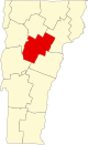 State map highlighting Washington County