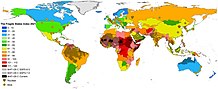 Overlap between state fragility, extreme heat, and nuclear and biological catastrophic hazards.