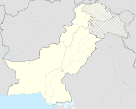Равалпинди на карти Пакистана