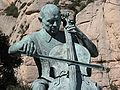 Standbeeld van Casals op de berg Montserrat