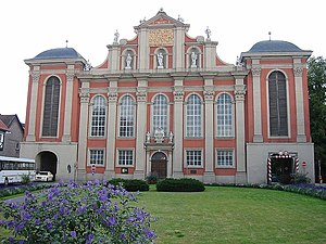 St. Trinitatis, Wolfenbüttel. Built in 1700; destroyed by fire in 1705; rebuilt 1716-1718.