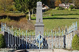 Le monument aux morts de Miellin.