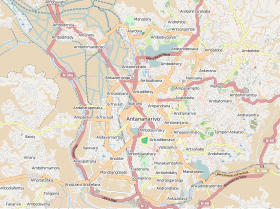 Voir sur la carte administrative d'Antananarivo