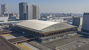 Das Ariake Gymnastics Centre im Januar 2020