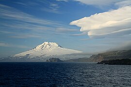 Jan Mayen with Beerenberg volcano