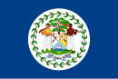 Nie-amptelike vlag van Belize, 1950 tot 1981 (hierdie vlag is die basis vir die huidige vlag)
