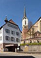 Altheim, l'église avec la mairie