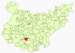 Location in Badajoz