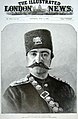 عکس ناصرالدین شاه در روزنامهٔ لندن نیوز ۶ژوئیه ۱۸۸۹میلادی