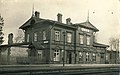 The old Püssi railway station (destroyed in World War II)