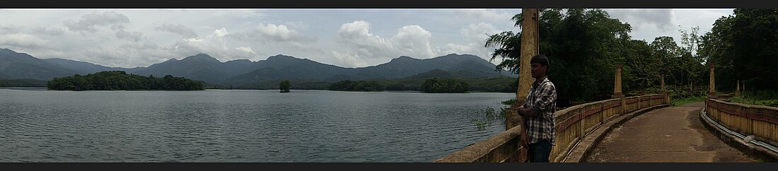 Panoramic view of Mangalam Dam