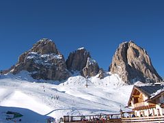 La station de ski alpin.