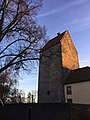 Vestingtoren Burg Wittlage; het kasteel is thans een psychiatrische kliniek