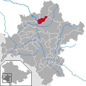 Poziția Fambach pe harta districtului Schmalkalden-Meiningen