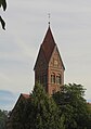 Der Pilgerstempel befindet sich in Bargau nicht in der Jakobuskirche, sondern auf dem dazugehörenden Friedhof.