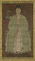 Ming dynasty portrait of a Woman wearing a "Ming Styled" beizi (also known as pifeng).