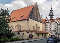 Staronova sinagoga. (1270) Prāga, Čehija.